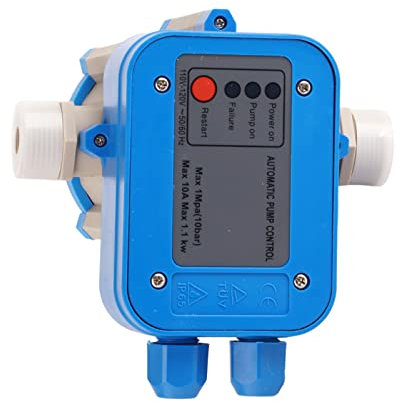 Cocoarm Automatischer Wasserpumpen-Druckregler, 110 V Wasserpumpen-Druckschalter, Wasserdruckerhöhungspumpe für Zuhause