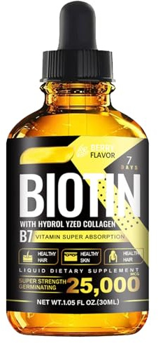 KOAHDE Anti Pérdida De Cabello, Serum De Crecimiento Del Cabello, Hair Growth Serum, Aceite Capilar con Vitamina C, Antipérdida De Cabello, 30ML, 1PC