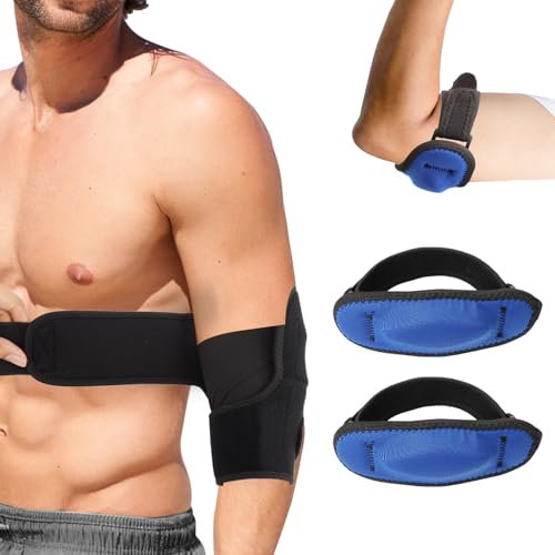 WALLFID Ensemble De Coudiere Musculation,Attelle Coude,Lot De 3 CoudièRes De Tennis RéGlables, CoudièRe Unisexe Pour Soulager La Douleur Et Soutenir L'Arthrite