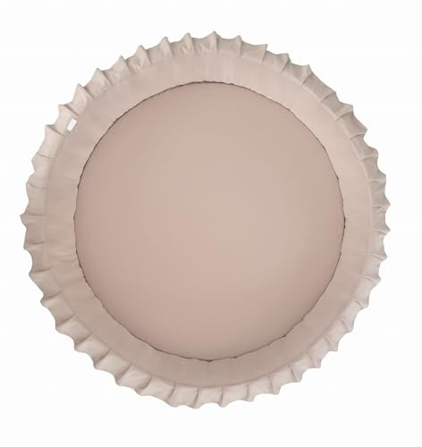 Monio for Kids - Beige Premium Babynest Babyspielmatte Kokon Abnehmbarer Baumwollbezug Hochwertiger Schaumstoff Weiche Babymatte für Neugeborene Spielmatte für Babyschlaf Sicheres Babynest