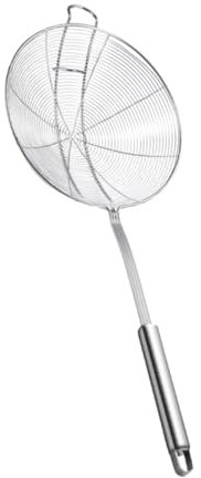DECHOUS Stainless Steel Colander Slotted Spoon Pasta Strainer for Kitchen Use Multi-Purpose Food Strainer Skimmer Ladle for Cooking and Draining