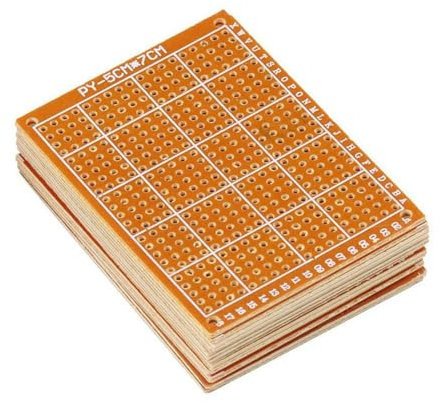 Yindhgdr Kit Prototipo PCB 10pz, Scheda Circuito Universale da 432 Fori per Progetti Fai-Da-Te di Saldatura Ed Elettronica