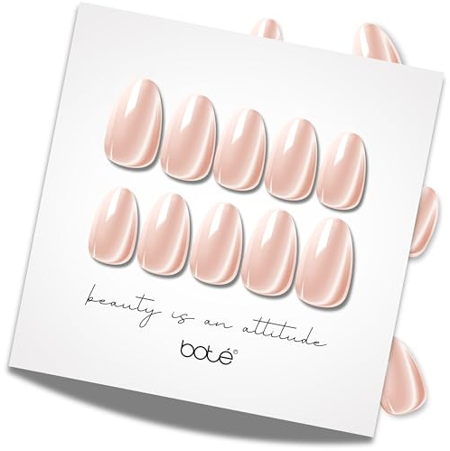 BOTÉ Press on Nails Set, 30 wiederverwendbare Kunstnägel zum Aufkleben, Nägel zum Kleben aus koreanischem Premium Gel, Klebenägel Fingernägel