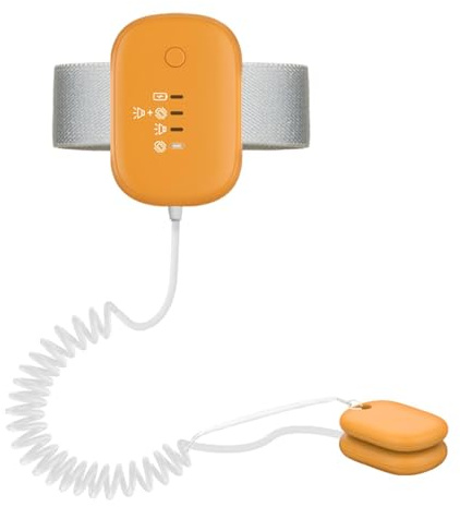 Alarma para entrenamiento de orinal – Alerta de incontinencia nocturna recargable por USB con vibración y sonido | Alarma de micción de alta sensibilidad con 3 modos, ideal para niños