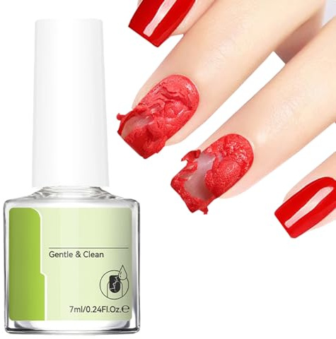 Solvente per Smalto per Unghie,Kit Rimuovitore Smalto Delicato - Forniture Per Cura Unghie Per Casa Bellezza Salone Per Principianti Appassionati Famiglia E Amici