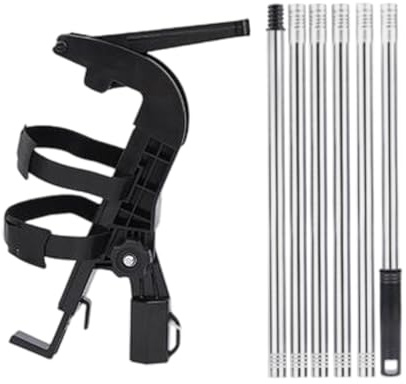 Sprühdosen Verlängerungsstangen Adapter, Einstellbarer Sprühdosenhalter Mit 1,6m/2m/2,40m Teleskopstange, Sprühdosen Verlängerungsstangen Adapter Für Spraydosen, Wespenspray, Sprühfarbe