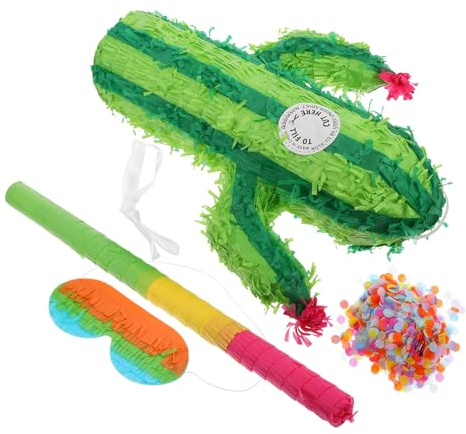 Gadpiparty Piñata Cactus en Papier 1 Ensemble Bonbons Assortis pour Décoration Fête D’Anniversaire Animation Interactive Réutilisable pour Fête Garçon et Filles et Nouvel Couleur Aléatoire