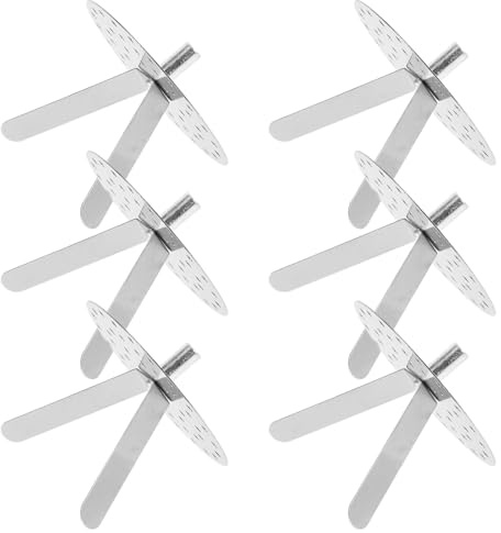 SUPVOX Filtro de Repuesto Metálico para Embudo, Colador Desmontable de Acero Inoxidable, Pack de 6 Piezas, Adecuado para Filtrado en Cocina y Uso Doméstico