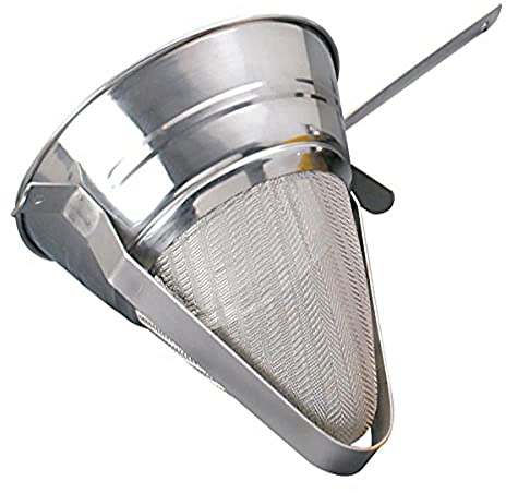 Tamiz de paso profesional de 22 cm, malla fina, colador de lingotes Chinois