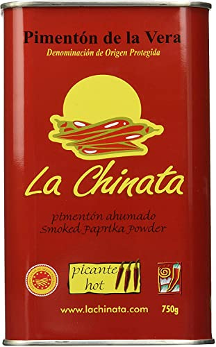 La Chinata Pimentón Ahumado Lata G, Picante, 750 Gramo