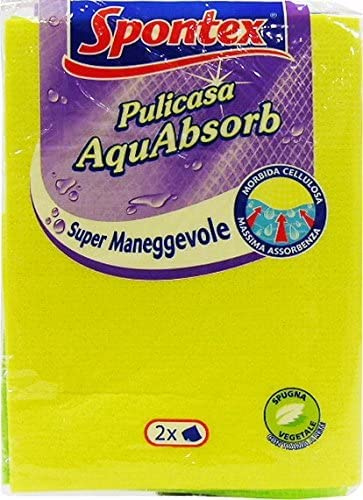20 x SPONTEX Panno Pulicasa Aquabsorb 2 Pezzi