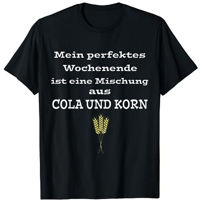 Perfektes Wochenende, lustiges Korn T-shirt T-Shirt