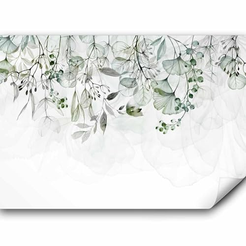 murando - Papier Peint Panoramique Intissé Chambre, Fleurs, 400x280 cm | Fabrication EU, Tapisserie Murales Papier Peint, Revêtement Mural, Papiers Peints, Grand Poster Mural, Fleuri, Décoration