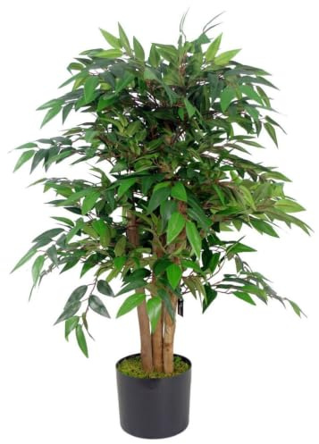Leaf Realistischer künstlicher Ficus-Baum/Pflanze, 90 cm, Similax-Baum, AZ-FICUS