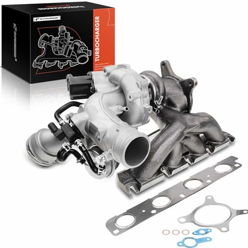 A-Premium Complete Turbo Turbocharger with Gasket Kit Compatible with Audi & Volkswagen Models - for Tiguan, for Jetta, A3, Q3, A3/Q3 Quattro, Beetle, CC, GTI - 2.0L, # 06J145701N, 06J145701T