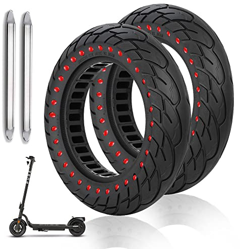ANSENI 10x2.125 zoll e-scooter reifen für 10-Zoll-Elektroroller,Vollreifen 10 Zoll Ersatzreifen für Vivobike S2 Max,S3 Max