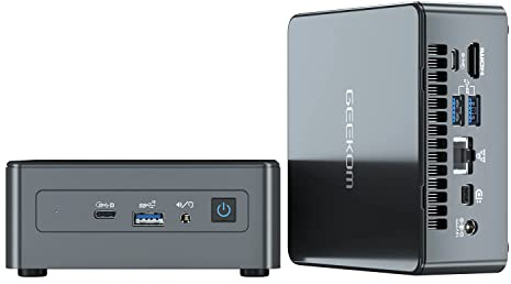 GEEKOM IT11 1000GB Mini-PC, I5-1155G7 Mini PC(8 Threads, 8M Cache, Max 4,5 Ghz),16 GB DDR4 Windows 11 Pro mit Intel Iris Xe Grafik Mini Desktop PC,i5 Mini Computer 8K UHD | USB4 | WiFi 6 | BT5.2