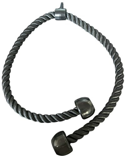 KORIKAHM Cuerda Larga para tríceps, Accesorio de Cuerda extraíble de 47 a 55 Pulgadas de Largo, Accesorio de Cable de Cuerda de tríceps