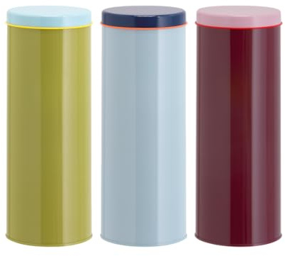 REMEMBER Dosen-Set Loni - 4-tlg - 1650 ml, lebensmittelecht - Moderne Aufbewahrung