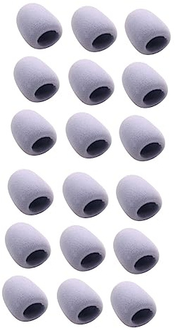 ibasenice 18pcs Eva Microphone Protective Cover for Voice Tube Microphone Cover for Boys and Girls Karaoke