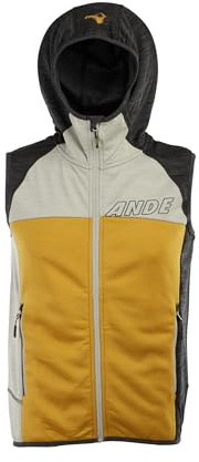 Ande M43007-1909 KVALIDO VEST Sportväst Herr Gold/antracit Storlek M