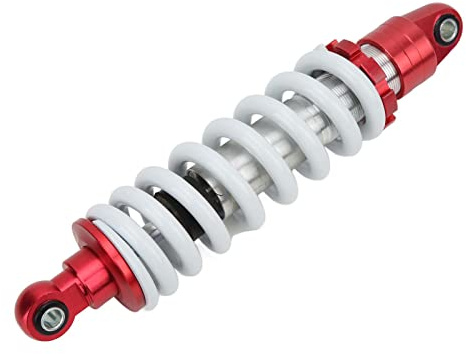 Motorcycle Shock Absorber, Motorcycle Shocks Adjustable Spring Pressure 295mm Metal Alloy Spring Motorcycle Rear Shock Absorber for Off Road Vehicles Mopeds ATVs