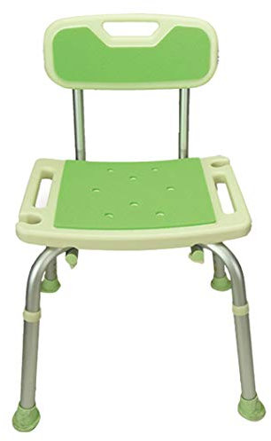 Bath Shower Stool for Elderly with Padded Seat Shower Bench for Seniors and Adults Bathroom Bathtub Accessory for Showering and Leg Shaving Green Color