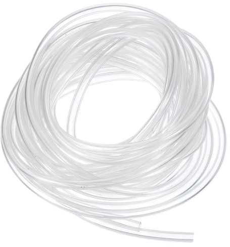 QUARKZMAN PVC-slang, 2 mm ID x 4 mm OD – 13 fot lång, klart vinylvattenrör, lätt flexibelt plastvattenrör för akvaonik, luftslang, bevattning