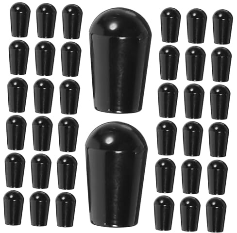 PRETYZOOM Tapones para Extremos De Ganchos s De 4 Mm, Fundas Protectoras De Goma Negras, 100 Unidades, Protectores para Puntas De Alambre, Uso Bricolaje y Protección De Cables Afilados