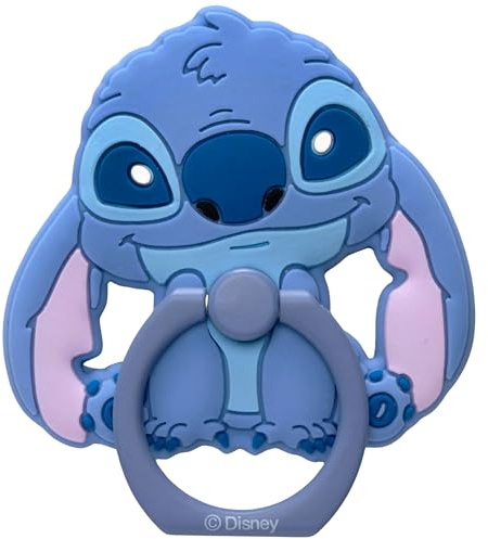 Stitch Phone case HOLDER, finger grip for phone, RING stick-on with stand
