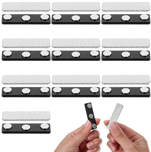 10pairs Magnetische Vorhang Clips Raffhalter für Vorhänge Vorhang Magne Clip Rückwärtige Vorhangs Halter Namensschilder Verdunkelungsvorhang-Befestigungsclips für Zuhause Schlafzimmer Büro Dekorativer