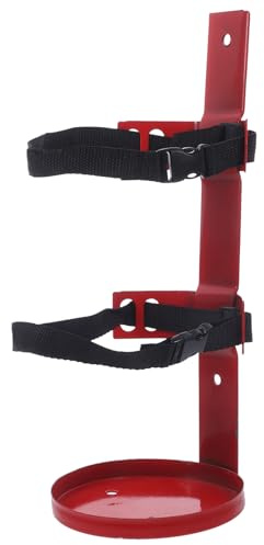 QUMIIRITY Supporto Per Estintore 14.2x14.2x14.2 Pollici in Ferro e Poliestere Staffa Di Montaggio Per Estintori Portatili 2-4 Kg Per Uso Domestico e Commerciale