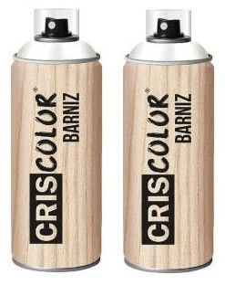 pcmoviles Pintura Spray Multicolor Profesional 400ml Adecuado Metal Madera y Plástico - Color BARNIZ BRILLO (Paquete de 2)