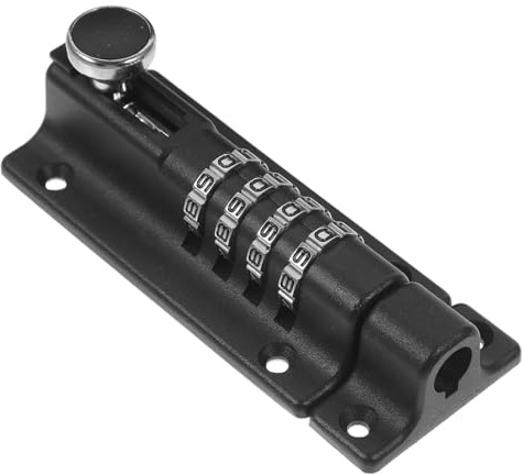 SOIMISS Verrou à Code Sans Clé de Loquet Coulissant Résistant Corrosion Serrure pour Porte Intérieure et Extérieure Sécurité Sans Clé pour Portes Bois Portails et Couleur Aléatoire