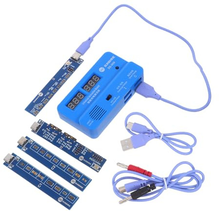 KONTONTY Battery Activation Circuit Board Universal Charging Activation Tools Tester for Phone Batteries Universal Phone Circuit Board Mobile Repair Charging Pad Blue