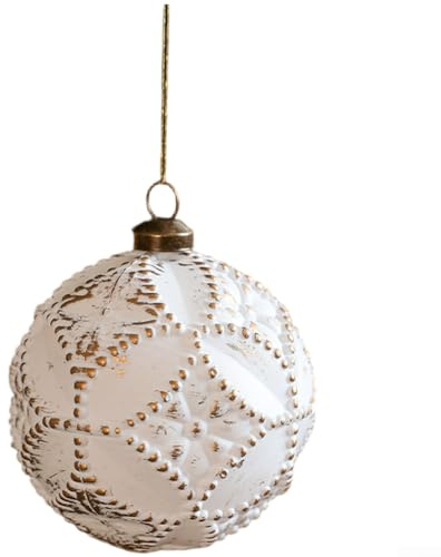 Adorno colgante de copo de nieve mate de plástico para decoración de árbol de Navidad, combina estilo vintage y encanto de temporada (D)