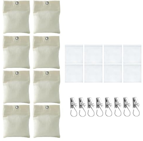 UTTASU Lot de 8 poids pour rideaux d'extérieur de 12,7 x 15,2 cm – Supports de sac de sable de 425,2 g pour les jours venteux