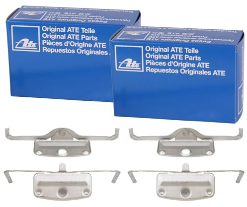 2X ATE Federn Klammern Bremssattel vorne | 2x 11.8116-0315.2 passend für 1 3 5 6 7 X1 Z4 |