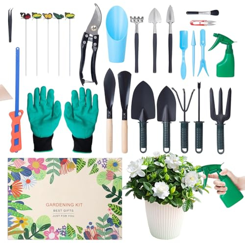Weihnachts-Countdown-Kalender,24-Tägige Sammleredition - Rostfreies Garten-Werkzeug-Set | für Männer und Mütter für Garten und Gartenarbeit im Freien im Innenbereich für Zuhause Rasen