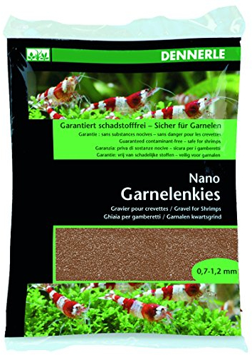 Dennerle Nano gravier crevettes, Brun-Borneo (0,5 à 1,2 mm) 2 kg