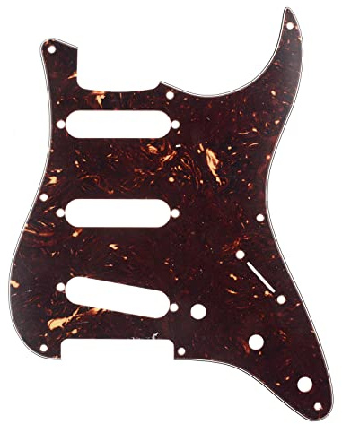 Fender® »STRATOCASTER® PICKGUARD - '50S VINTAGE-STYLE - 8-HOLE - S/S/S« Pickguard für Strat® - 4-lagig - 3 Single Coil Routing - Farbe: Tortoise