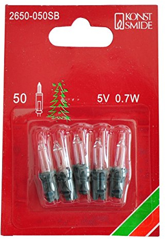 Konstsmide 2650-050SB Ampoule, Acrylique, 2G7, 25 W, Clair