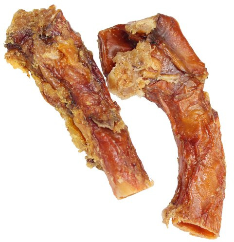 Schecker Kausnack für den Hund - Pferde Röhre (Pferde Aorta) - 1 kg- hart - zäh - knusprig (250 g (4er Pack), Pferd)