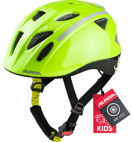 ALPINA Unisex - Barn, XIMO FLASH Cykelhjälm, be visible reflective, 45-49 cm
