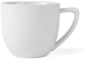 Holst Porzellan CF 003 Porzellan Kaffee/Cappuccinotasse ConForm 0,21 l, weiß, 11 x 8 x 7.2 cm, 6 Einheiten | 6er Set, 11 x 8 x 7,2 cm