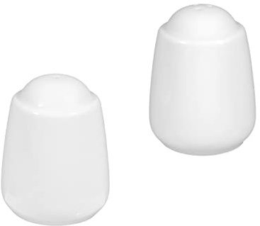 Seltmann Weiden Garnitur Salz und Pfeffer Rondo Weiss Uni 7