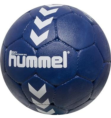 hummel HMLBEACH - Pallone da pallamano Ball, Unisex – Adulto, Blu/Bianco, 2