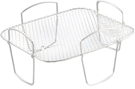 Air Fryer Dehydrator Racks, Edelstahl Obst Fleisch Food Dehydrator Rack Air Fryer Crisper Basket Toast Rack Grill für Pommes Chicken Fried Food