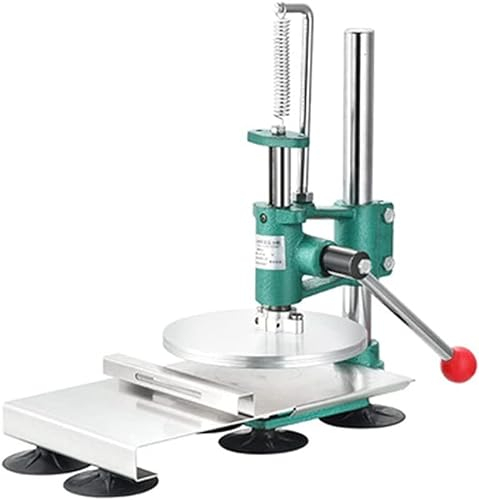 MOLVUS Pizzateigpresse, Edelstahl Haushalt Teig, 19,8 cm Pizza Gebäck Presse Maschine, Küche Gewerbe Werkzeuge Teigroller Sheeter