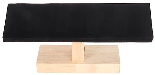 DADEA Uhrenständer aus Holz, T-Stange, Armbandhalter, Armbandhalter, Display aus Massivem Holz, Schwarzer Flanell, Schmuck, Armband, Uhrenhalter, Organizer, Stabile Basis